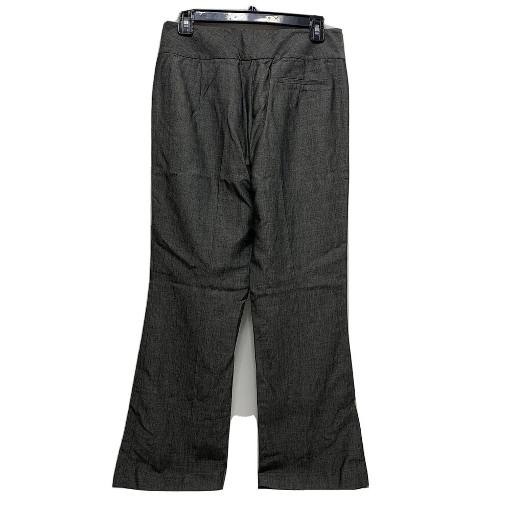 Etcetera gray Wool Mohair blend Lined Wide Bottom High Rise Dress Pants Sz 4 Exc - Picture 2 of 5